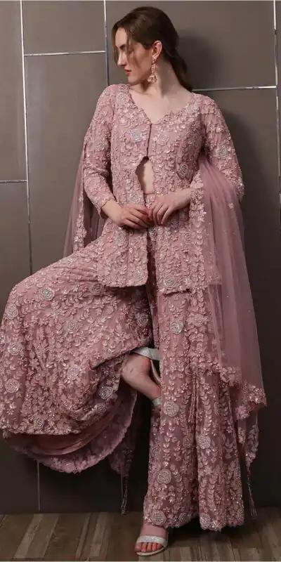RTC 5945 Light Pink Color Faux Georgette Salwar Suit with Lace Work. Special Price ₹3099. Delivery 4-6 Working Days. Shop now. | Jump Suits, Tops & Bottoms, Track Suits, Trendy Wear, Salwar suit, Designer Suits, Casual Suits, Creative suits, Palazzo Suits, Party Wear Suits, Patiala Suits, Straight Suits