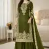 SSR 535 Mahendi in Organza Silk Embroidery Work Salwar Suit . Available at ₹2399 only. Delivery 4-6 Working Days. Shop now. | Jump Suits, Tops & Bottoms, Track Suits, Trendy Wear, Salwar suit, Designer Suits, Casual Suits, Creative suits, Palazzo Suits, Party Wear Suits, Patiala Suits, Straight Suits
