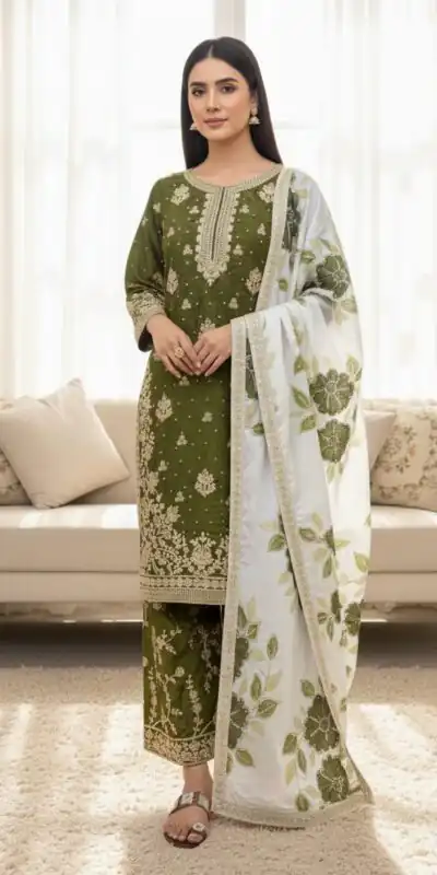 SRK 5315 Mahendi Organza SILK Salwar Suit Perfect for Wedding, Party, Lohri, Ethnic Day, Eid – . Affordable Price ₹2499. Delivery 4-6 Working Days. | Jump Suits, Tops & Bottoms, Track Suits, Trendy Wear, Salwar suit, Designer Suits, Casual Suits, Creative suits, Palazzo Suits, Party Wear Suits, Patiala Suits, Straight Suits