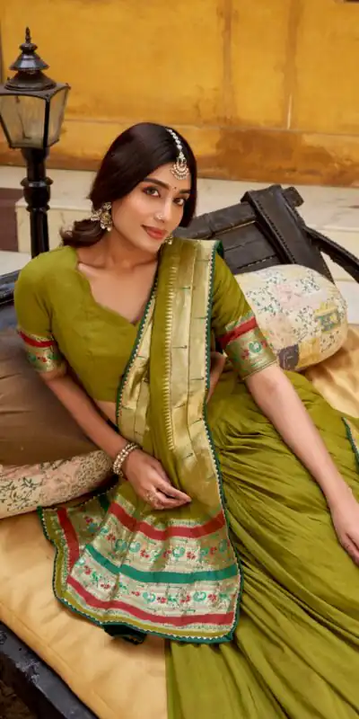 LNB 1903 Mahendi Pure Chanderi (Naylon) Lehenga Choli Perfect for Wedding, Party, Bridal Wear, Temple Visit, Traditional Day – . Get it for ₹2499. Delivery | Lehenga, Bollywood Lehenga, Creative Lehenga, Designer Lehenga, Embroidered Lehenga, Party Wear Lehenga