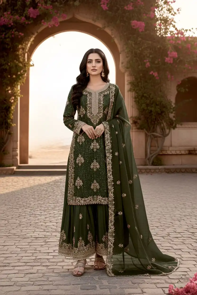 AD 219 Mahendi in Pure Organza Silk Embroidery Work & Cut Work Salwar Suit . Exclusive Offer ₹2499. Delivery 4-6 Working Days. Shop now. | Jump Suits, Tops & Bottoms, Track Suits, Trendy Wear, Salwar suit, Designer Suits, Casual Suits, Creative suits, Palazzo Suits, Party Wear Suits, Patiala Suits, Straight Suits
