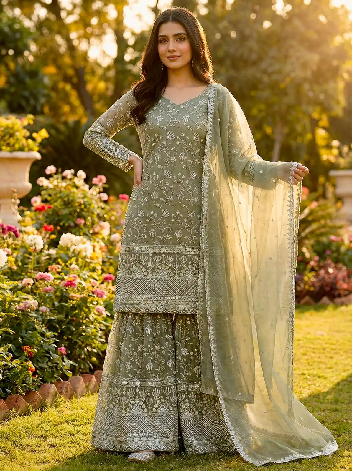 NSR 883 Mahendi Pure Organza Silk Salwar Suit Perfect for Wedding, Party, Baisakhi, Durga Puja, Temple Visit – . Best Price ₹2399. Delivery 4-6 Work | Jump Suits, Tops & Bottoms, Track Suits, Trendy Wear, Salwar suit, Designer Suits, Casual Suits, Creative suits, Palazzo Suits, Party Wear Suits, Patiala Suits, Straight Suits