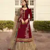DS LT 7006 Maroon in Georgette Embroidery Work & Stone Work Lehenga Choli . Festive Deal ₹2549. Delivery 4-6 Working Days. Shop now. | Lehenga, Bollywood Lehenga, Creative Lehenga, Designer Lehenga, Embroidered Lehenga, Party Wear Lehenga