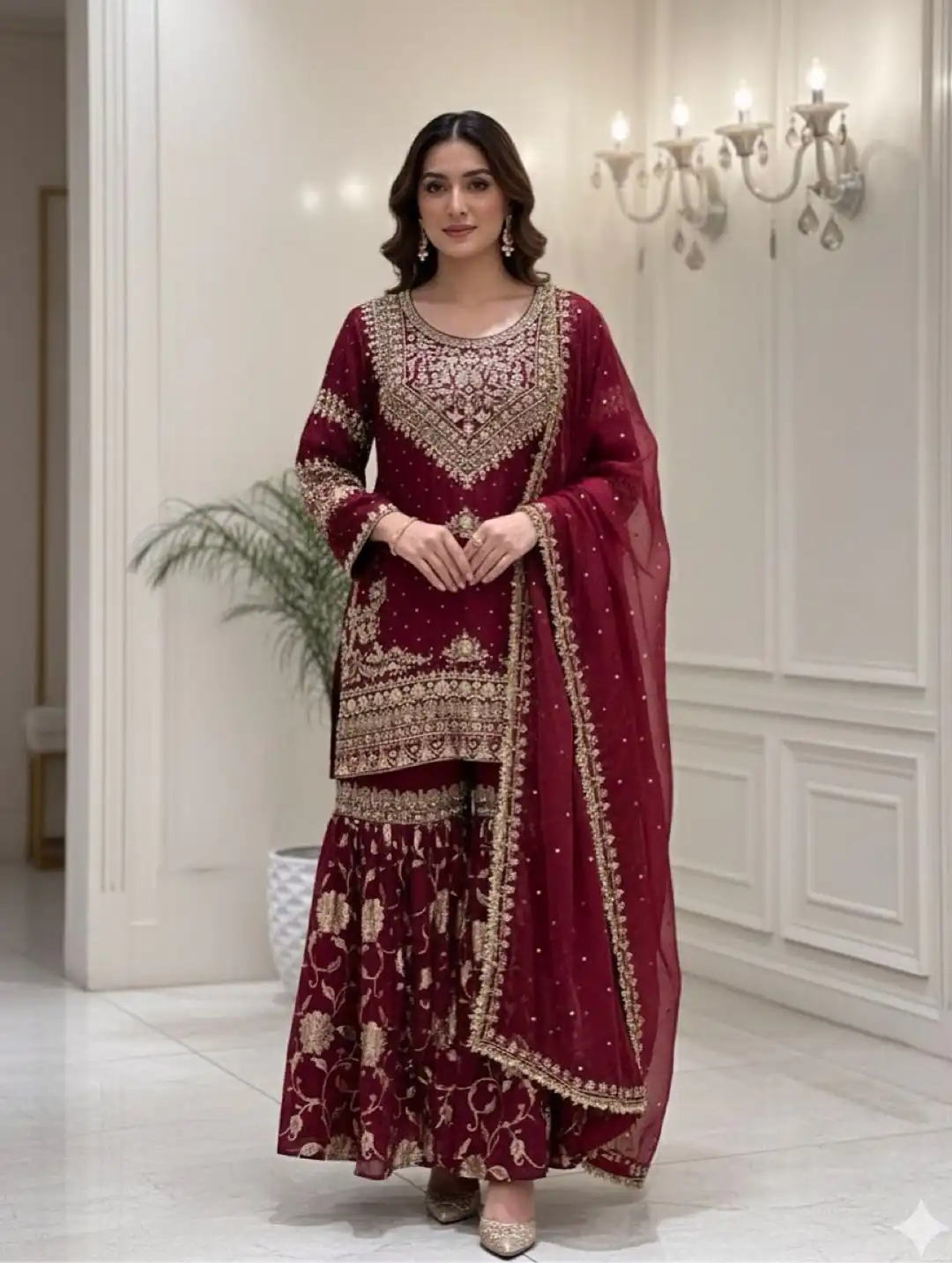 SSR 534 Maroon Georgette Salwar Suit Perfect for Wedding, Party, Onam, Housewarming, Bridal Wear – . Delivery 4-6 Working Days. Shop now. | Jump Suits, Tops & Bottoms, Track Suits, Trendy Wear, Salwar suit, Designer Suits, Casual Suits, Creative suits, Palazzo Suits, Party Wear Suits, Patiala Suits, Straight Suits