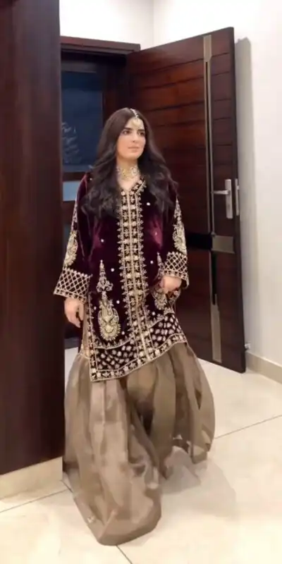 VLM 308 Maroon Viscose Velvet Salwar Suit with Embroidery Work. Introductory Price ₹2099. Delivery 4-6 Working Days. Shop now. | Jump Suits, Tops & Bottoms, Track Suits, Trendy Wear, Salwar suit, Designer Suits, Casual Suits, Creative suits, Palazzo Suits, Party Wear Suits, Patiala Suits, Straight Suits