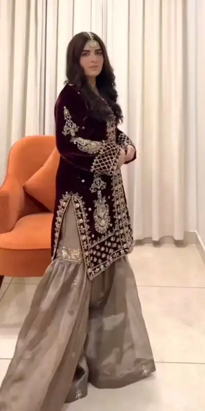 VLM 308 Maroon Viscose Velvet Salwar Suit with Embroidery Work. Introductory Price ₹2099. Delivery 4-6 Working Days. Shop now. | Jump Suits, Tops & Bottoms, Track Suits, Trendy Wear, Salwar suit, Designer Suits, Casual Suits, Creative suits, Palazzo Suits, Party Wear Suits, Patiala Suits, Straight Suits