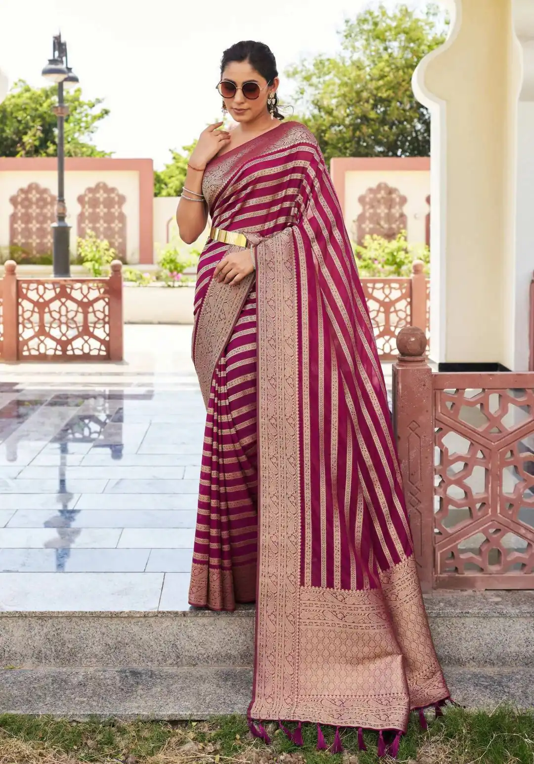 KPR 232 Maroon Soft Lichi Silk Saree Perfect for Wedding, Party, Anniversary, Sangeet, Baby Shower – . Now at just ₹1399. Delivery 4-6 Working Days. Shop n | Sarees, Bollywood Sarees, Creative Sarees, Designer Sarees, Embroidered Sarees, Ethnic Saree, Modern Digital sarees, Party Wear Sarees