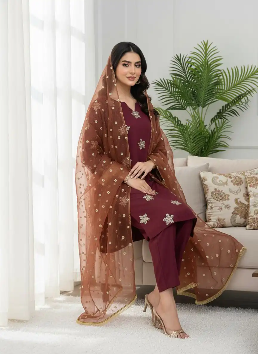 NSR 853 Maroon Natural Crep Silk Salwar Suit Perfect for Wedding, Party, Pongal, Baisakhi, Onam –. Grab it for ₹1749. Delivery 4-6 Working Days. | Jump Suits, Tops & Bottoms, Track Suits, Trendy Wear, Salwar suit, Designer Suits, Casual Suits, Creative suits, Palazzo Suits, Party Wear Suits, Patiala Suits, Straight Suits