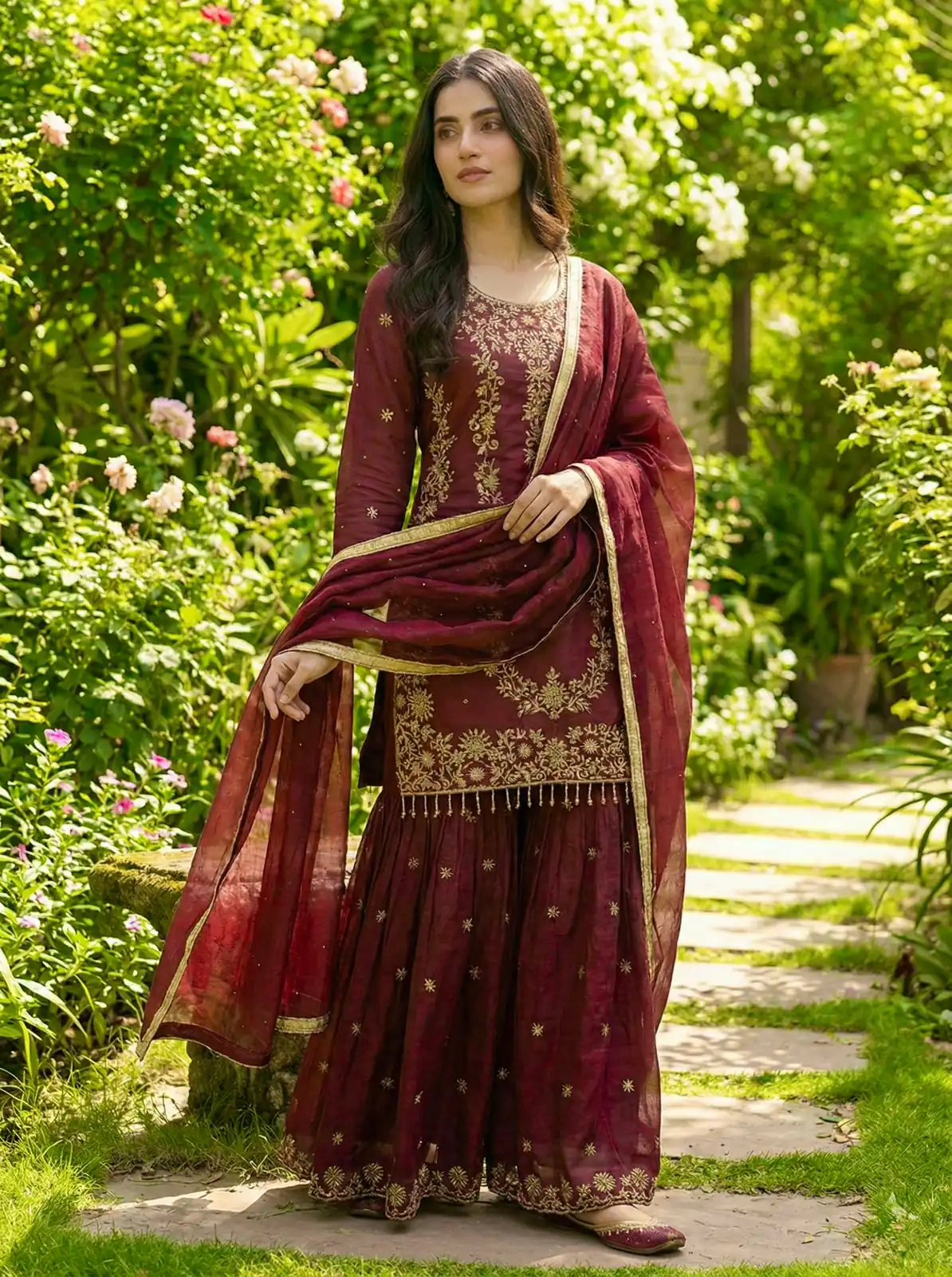NSR 882 Maroon Organza Silk Salwar Suit Perfect for Wedding, Party, Durga Puja, Bridal Wear, Pooja – . Special Price ₹2099. Delivery 4-6 Working Days | Jump Suits, Tops & Bottoms, Track Suits, Trendy Wear, Salwar suit, Designer Suits, Casual Suits, Creative suits, Palazzo Suits, Party Wear Suits, Patiala Suits, Straight Suits