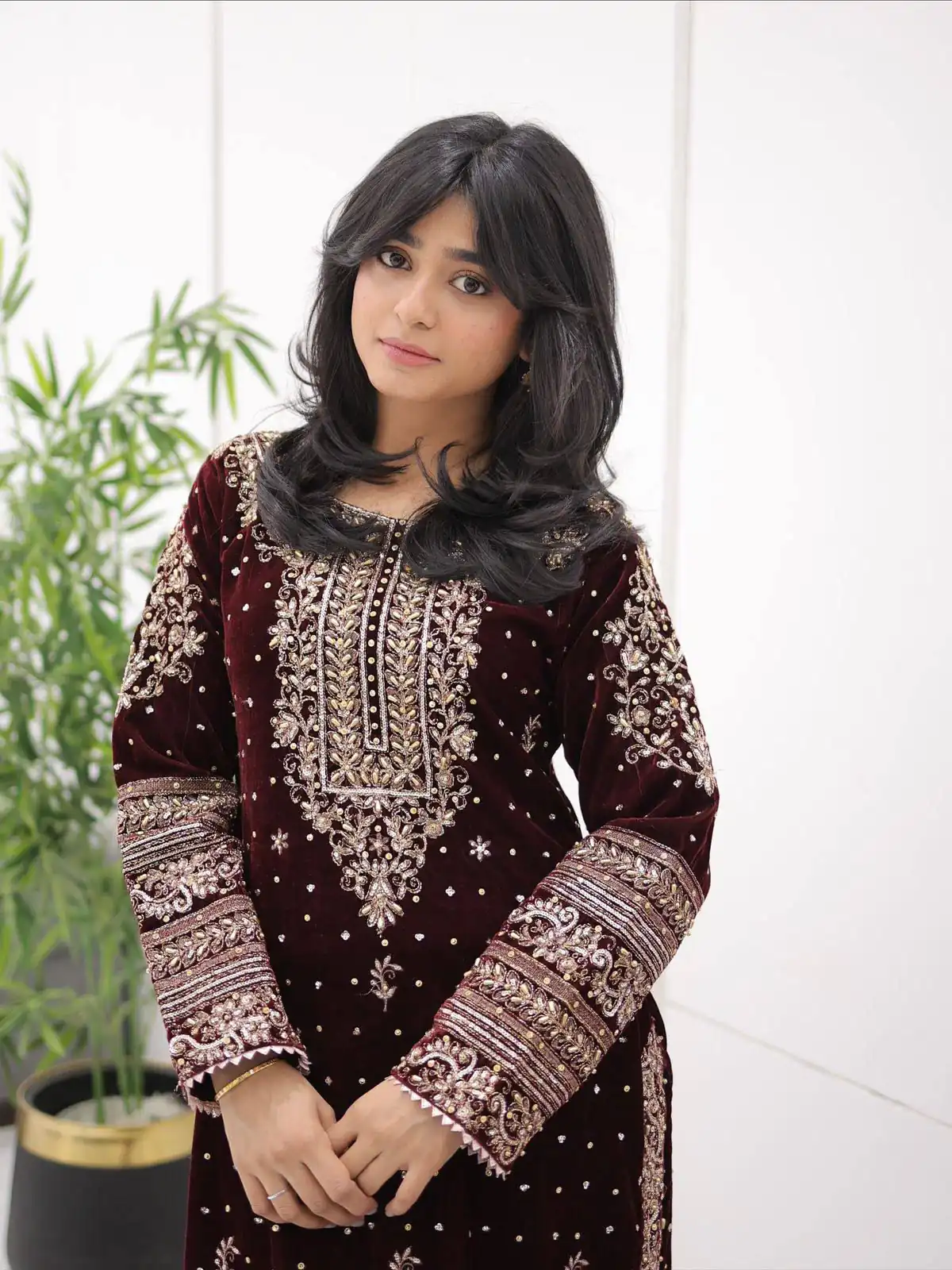 BE 422 Maroon with Embroidery Work Velvet Salwar Suit . Wedding, Party, Festive, Events, Grab it for ₹2099. Delivery 4-6 Working Days. Shop now. | Jump Suits, Tops & Bottoms, Track Suits, Trendy Wear, Salwar suit, Designer Suits, Casual Suits, Creative suits, Palazzo Suits, Party Wear Suits, Patiala Suits, Straight Suits