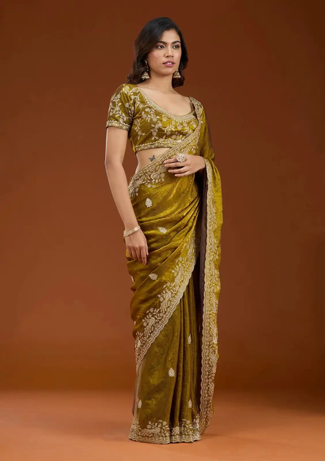 E BT 438 Mustard in Fandy Satin Silk mbroidery Work & Zari Work Saree. Special Price ₹1949. Delivery 4-6 Working Days. Shop now. | Sarees, Bollywood Sarees, Creative Sarees, Designer Sarees, Embroidered Sarees, Ethnic Saree, Modern Digital sarees, Party Wear Sarees