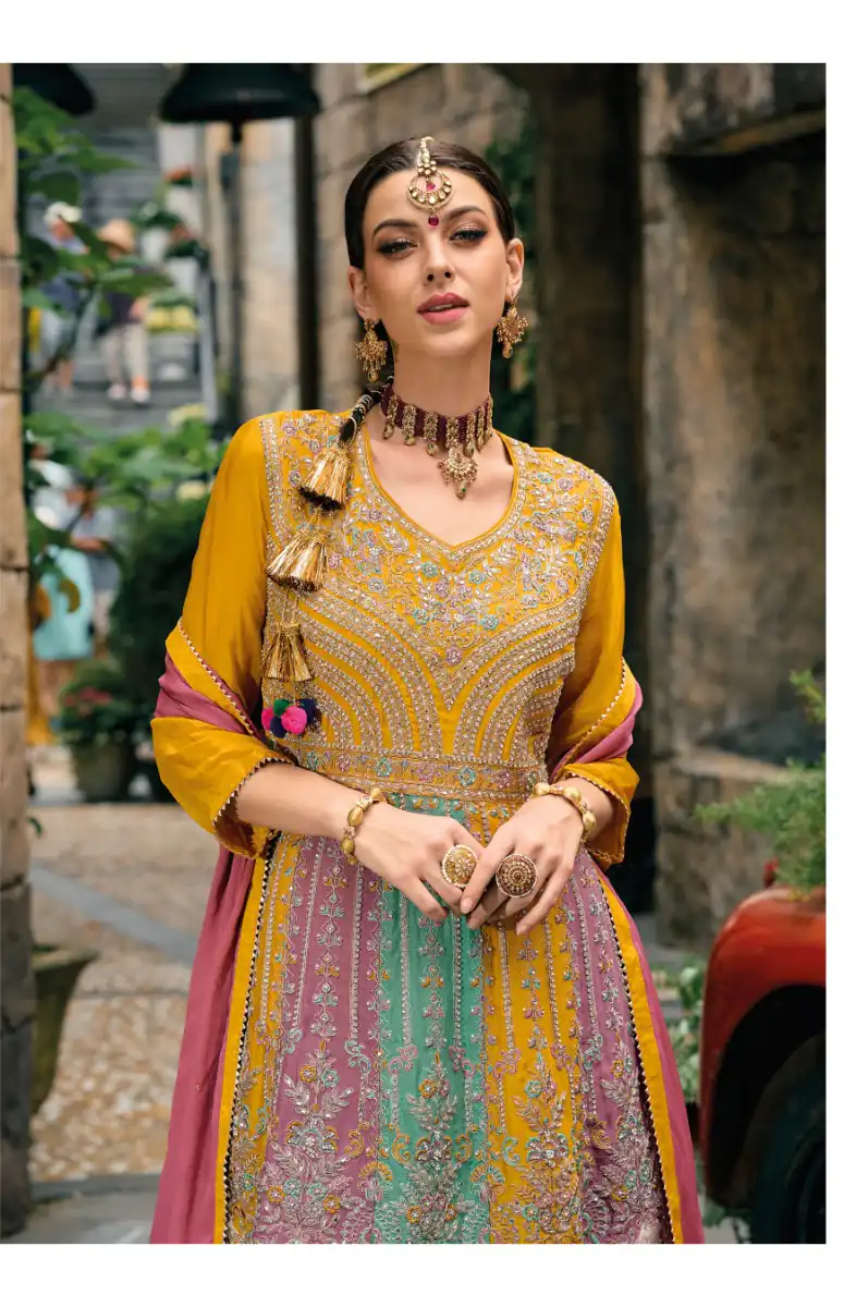 FC 1608 Mustered in Color Chinon Embroidery Work & Lace Work Salwar Suit . Best Price ₹3099. Delivery 4-6 Working Days. Shop now. | Jump Suits, Tops & Bottoms, Track Suits, Trendy Wear, Salwar suit, Designer Suits, Casual Suits, Creative suits, Palazzo Suits, Party Wear Suits, Patiala Suits, Straight Suits