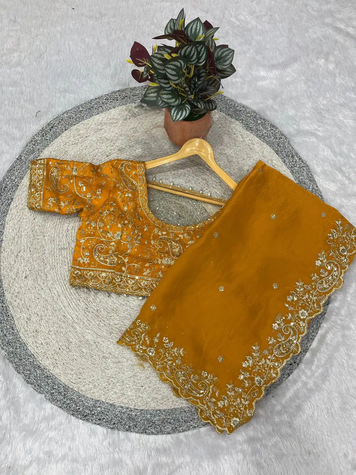 BT 3151 Mustered Fandy Satin Silk Saree with Sequins Work & Embroidery Work. Get it for ₹1949. Delivery 4-6 Working Days. Shop now. | Sarees, Bollywood Sarees, Creative Sarees, Designer Sarees, Embroidered Sarees, Ethnic Saree, Modern Digital sarees, Party Wear Sarees