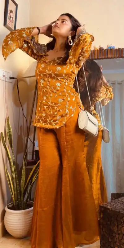 ZF 436 Mustered Fandy Silk Salwar Suit Perfect for Wedding, Party, Housewarming, Reception, Engagement – . Get it for ₹2049. Delivery 4-6 Working D | Jump Suits, Tops & Bottoms, Track Suits, Trendy Wear, Salwar suit, Designer Suits, Casual Suits, Creative suits, Palazzo Suits, Party Wear Suits, Patiala Suits, Straight Suits