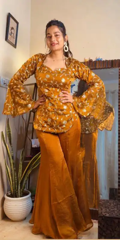 LG 2049 Mustered Nc Moss Salwar Suit Perfect for Wedding, Party, Durga Puja, Pongal, Karwa Chauth – . Grab it for ₹2049. Delivery 4-6 Working Days. | Jump Suits, Tops & Bottoms, Track Suits, Trendy Wear, Salwar suit, Designer Suits, Casual Suits, Creative suits, Palazzo Suits, Party Wear Suits, Patiala Suits, Straight Suits