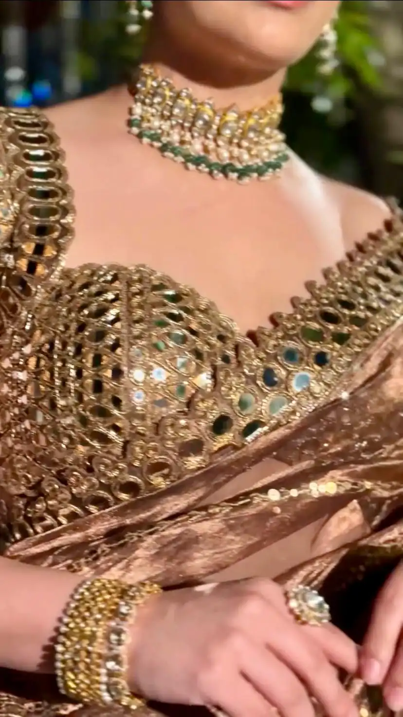 BT 413 Mustered Organza Silk Saree with Mirror Work & Embroidery Work. Introductory Price ₹1999. Delivery 4-6 Working Days. Shop now. | Sarees, Bollywood Sarees, Creative Sarees, Designer Sarees, Embroidered Sarees, Ethnic Saree, Modern Digital sarees, Party Wear Sarees