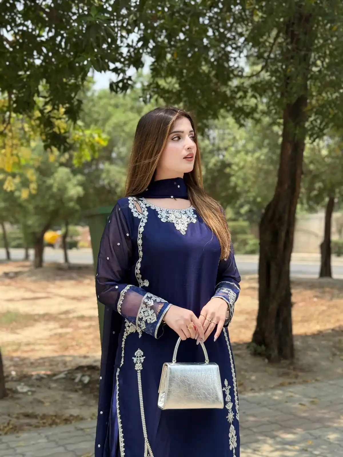 ZF 429 Navy Blue Faux Georgette Salwar Suit Perfect for Wedding, Party, Holi, Engagement, Eid – . Available at ₹1999 only. Delivery 4-6 Working Da | Jump Suits, Tops & Bottoms, Track Suits, Trendy Wear, Salwar suit, Designer Suits, Casual Suits, Creative suits, Palazzo Suits, Party Wear Suits, Patiala Suits, Straight Suits