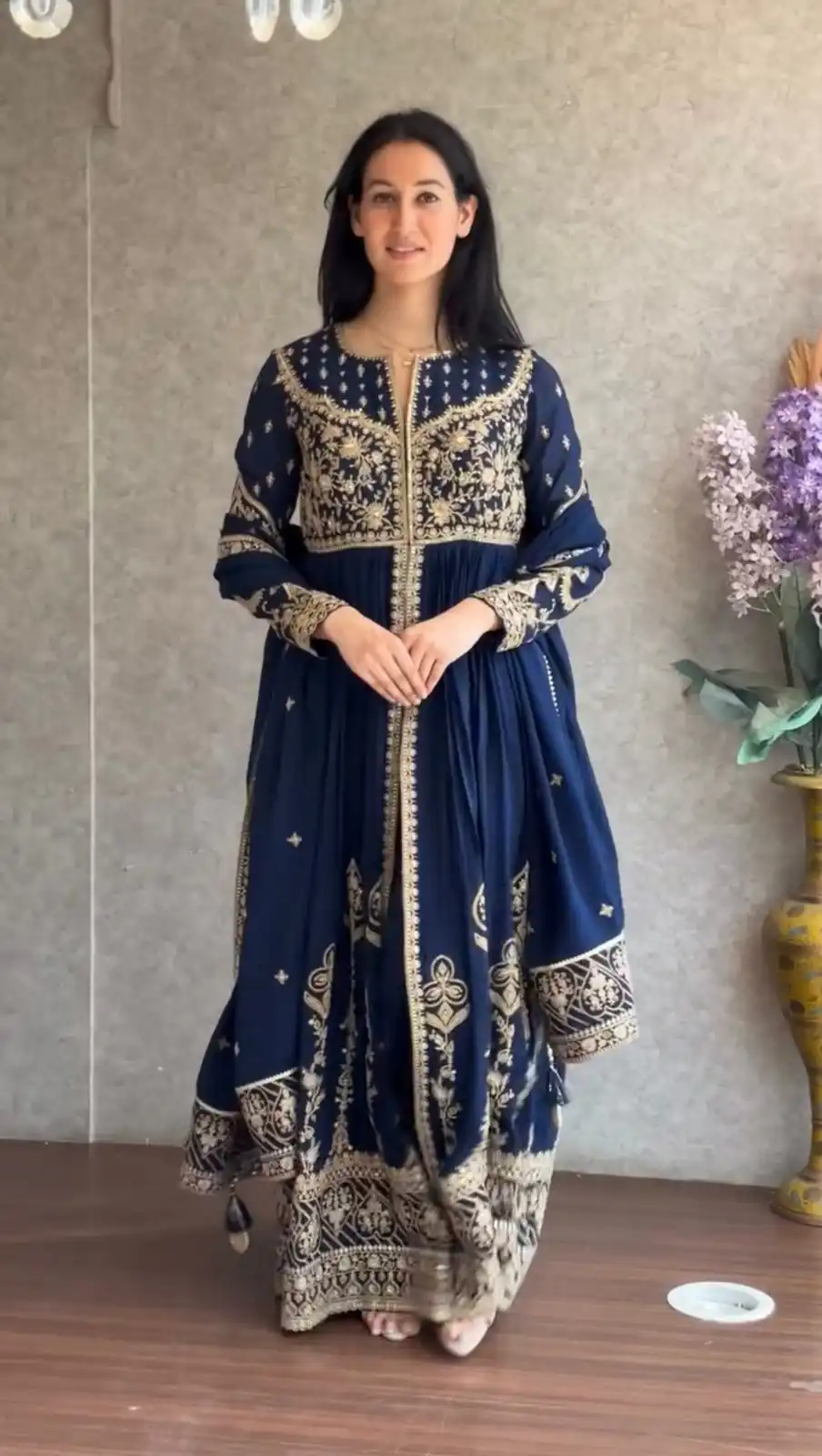 KD 1554 Navy Blue Faux Georgette Salwar Suit with Designer Work. Affordable Price ₹2549. Delivery 4-6 Working Days. Shop now. | Jump Suits, Tops & Bottoms, Track Suits, Trendy Wear, Salwar suit, Designer Suits, Casual Suits, Creative suits, Palazzo Suits, Party Wear Suits, Patiala Suits, Straight Suits