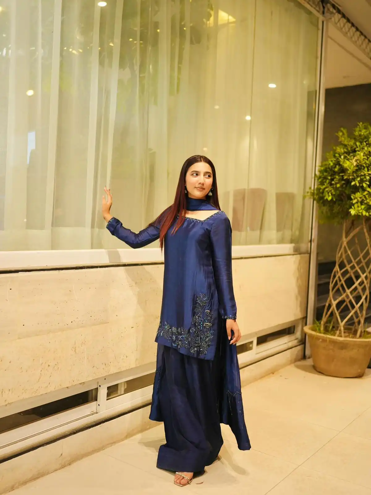 ZF 420 Navy Blue in Natural Crep Silk Embroidery Work Salwar Suit . Exclusive Offer ₹1899. Delivery 4-6 Working Days. Shop now. | Jump Suits, Tops & Bottoms, Track Suits, Trendy Wear, Salwar suit, Designer Suits, Casual Suits, Creative suits, Palazzo Suits, Party Wear Suits, Patiala Suits, Straight Suits