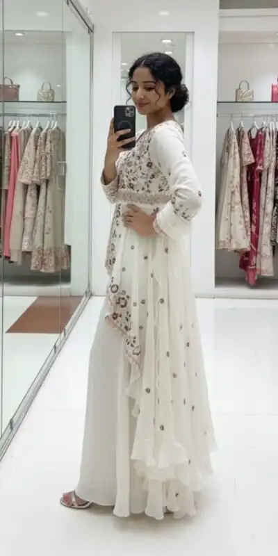 LG 2051 Off White in Rangoli Silk Embroidery Work Salwar Suit . Introductory Price ₹2549. Delivery 4-6 Working Days. Shop now. | Jump Suits, Tops & Bottoms, Track Suits, Trendy Wear, Salwar suit, Designer Suits, Casual Suits, Creative suits, Palazzo Suits, Party Wear Suits, Patiala Suits, Straight Suits