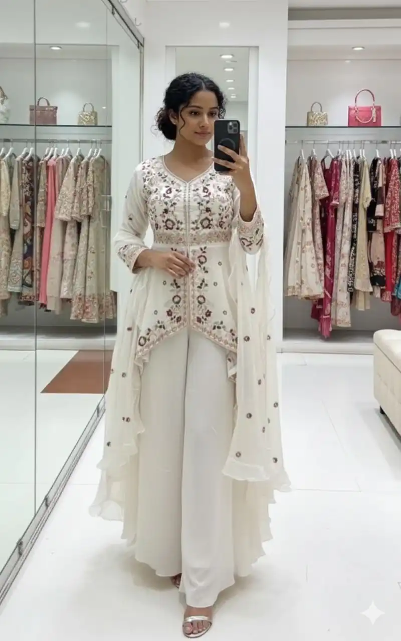 LG 2051 Off White in Rangoli Silk Embroidery Work Salwar Suit . Introductory Price ₹2549. Delivery 4-6 Working Days. Shop now. | Jump Suits, Tops & Bottoms, Track Suits, Trendy Wear, Salwar suit, Designer Suits, Casual Suits, Creative suits, Palazzo Suits, Party Wear Suits, Patiala Suits, Straight Suits
