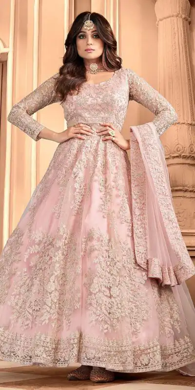 FC 8356 Peach in Color Heavy Net Embroidery Work Salwar Suit . Wedding, Party, Festive, Events, Special Price ₹3199. Delivery 4-6 Working Days. Shop now. | Jump Suits, Tops & Bottoms, Track Suits, Trendy Wear, Salwar suit, Designer Suits, Casual Suits, Creative suits, Palazzo Suits, Party Wear Suits, Patiala Suits, Straight Suits