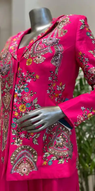 BE 436 Pink Chinon Salwar Suit with Embroidery Work. Wedding, Party, Festive, Now at just ₹2399. Delivery 4-6 Working Days. Shop now. | Jump Suits, Tops & Bottoms, Track Suits, Trendy Wear, Salwar suit, Designer Suits, Casual Suits, Creative suits, Palazzo Suits, Party Wear Suits, Patiala Suits, Straight Suits