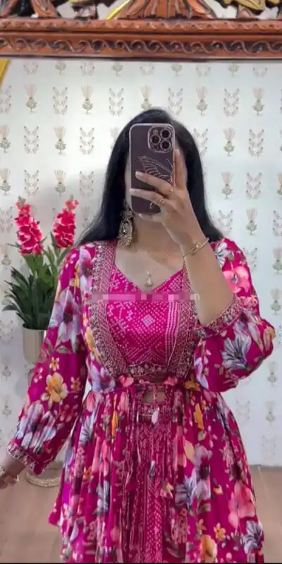 PC 534 Pink Chinon Lehenga Choli with Thread Embroidery & Embroidery Work. Festive Deal ₹2449. Delivery 4-6 Working Days. Shop now. | Lehenga, Bollywood Lehenga, Creative Lehenga, Designer Lehenga, Embroidered Lehenga, Party Wear Lehenga