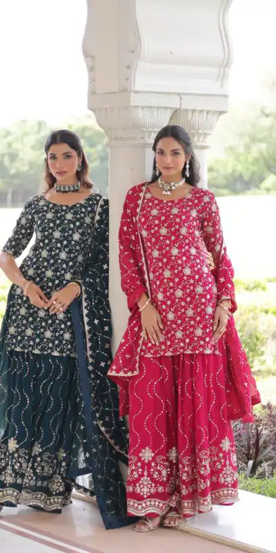 KA 1210 Pink in Georgette. Embroidery Work & Sequins Work Salwar Suit Grab it for ₹2599. Delivery 4-6 Working Days. Shop now. | Jump Suits, Tops & Bottoms, Track Suits, Trendy Wear, Salwar suit, Designer Suits, Casual Suits, Creative suits, Palazzo Suits, Party Wear Suits, Patiala Suits, Straight Suits