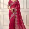 JR 656 Pink Soft Organza Silk Saree Perfect for Wedding, Party, Durga Puja, Baisakhi, Temple Visit – . Affordable Price ₹1799. Delivery 4-6 Working D | Sarees, Bollywood Sarees, Creative Sarees, Designer Sarees, Embroidered Sarees, Ethnic Saree, Modern Digital sarees, Party Wear Sarees