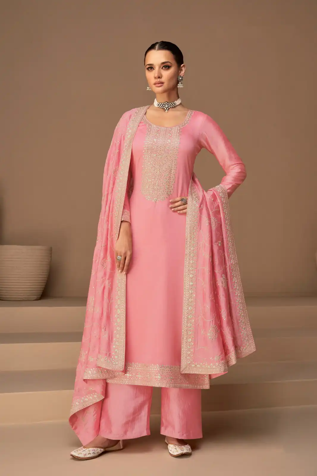FC 9522 Pink Vichitra Salwar Suitwith Embroidery Work & Stone Work. Exclusive Offer ₹2499. Delivery 4-6 Working Days. Shop now. | Jump Suits, Tops & Bottoms, Track Suits, Trendy Wear, Salwar suit, Designer Suits, Casual Suits, Creative suits, Palazzo Suits, Party Wear Suits, Patiala Suits, Straight Suits