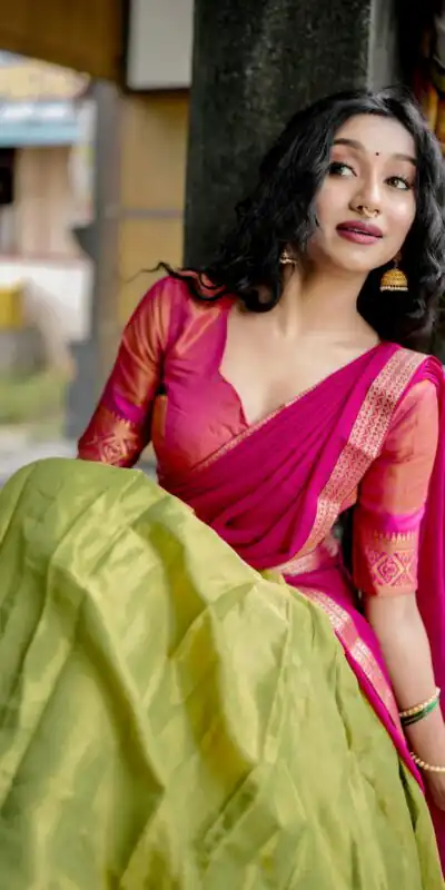 LNB 2001 Pista Color Peaceful Kanchipuram Zari Weaving Lehenga Choli Wedding, Festive, Events Expected Delivery 4-6 Working Days@2199/- Only | Lehenga, Bollywood Lehenga, Creative Lehenga, Designer Lehenga, Embroidered Lehenga, Party Wear Lehenga