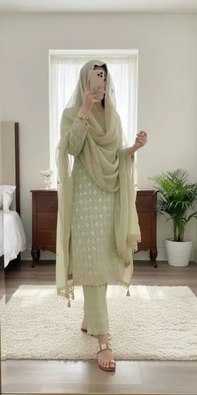 ZSR 3158 Pista in Organza Silk Lace Work & Embroidery Work Salwar Suit . Get it for ₹2399. Delivery 4-6 Working Days. Shop now. | Jump Suits, Tops & Bottoms, Track Suits, Trendy Wear, Salwar suit, Designer Suits, Casual Suits, Creative suits, Palazzo Suits, Party Wear Suits, Patiala Suits, Straight Suits