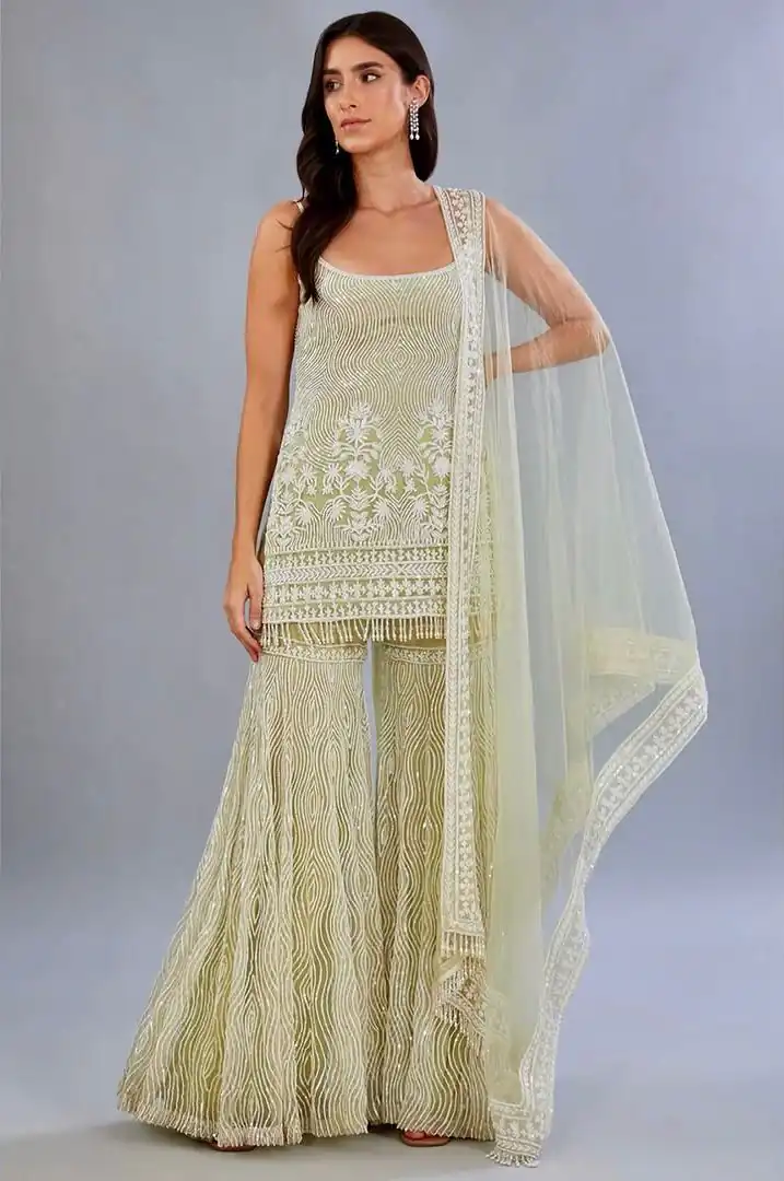 PST 18 Pista Soft Net Salwar Suit with Wedding, Party, Festive Designer Work. Festive Deal ₹1999. Delivery 4-6 Working Days. Shop now. | Jump Suits, Tops & Bottoms, Track Suits, Trendy Wear, Salwar suit, Designer Suits, Casual Suits, Creative suits, Palazzo Suits, Party Wear Suits, Patiala Suits, Straight Suits