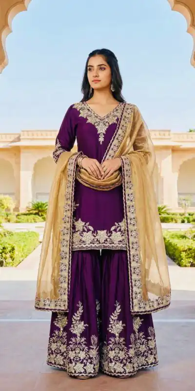 SRK 5244 Purple in Chinon Silk Lace Work & Embroidery Work Salwar Suit . Special Price ₹2399. Delivery 4-6 Working Days. Shop now. | Jump Suits, Tops & Bottoms, Track Suits, Trendy Wear, Salwar suit, Designer Suits, Casual Suits, Creative suits, Palazzo Suits, Party Wear Suits, Patiala Suits, Straight Suits