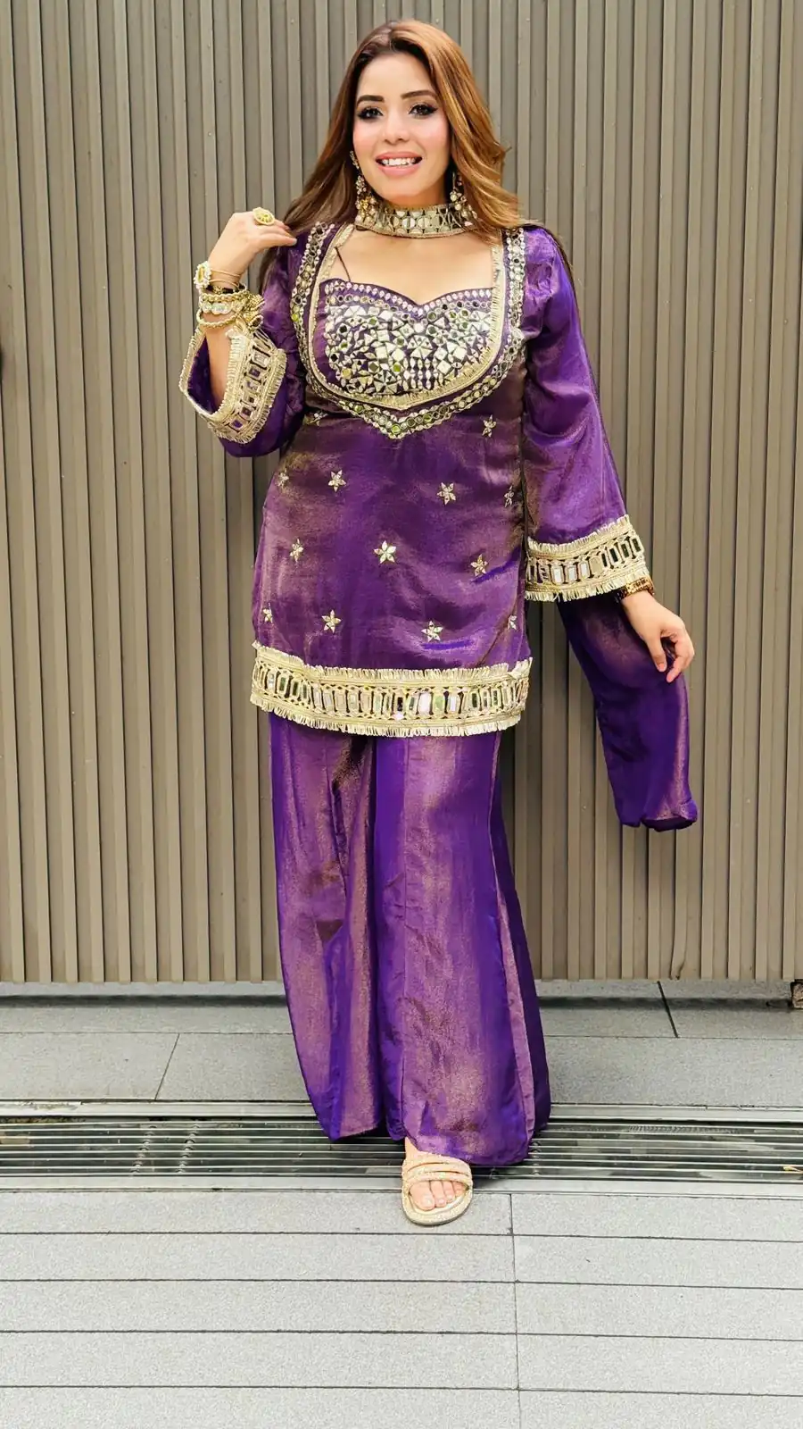 LG 2015 Purple Cosmos Salwar Suit Perfect for Wedding, Party, Karwa Chauth, Eid, Holi – . Exclusive Offer ₹2099. Delivery 4-6 Working Days. Shop now. | Jump Suits, Salwar suit, Designer Suits, Casual Suits, Creative suits, Palazzo Suits, Party Wear Suits, Patiala Suits, Straight Suits