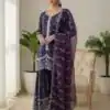 SSR 533 Purple Color Fendy Silk Salwar Suit with Embroidery Work. Affordable Price ₹2149. Delivery 4-6 Working Days. Shop now. | Jump Suits, Salwar suit, Designer Suits, Casual Suits, Creative suits, Palazzo Suits, Party Wear Suits, Patiala Suits, Straight Suits
