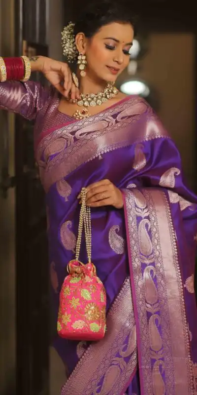 KPR 276 Purple in Soft Lichi Silk Lace Border & Lace Work Saree . Available at ₹1499 only. Delivery 4-6 Working Days. Shop now. | Sarees, Bollywood Sarees, Creative Sarees, Designer Sarees, Embroidered Sarees, Ethnic Saree, Modern Digital sarees, Party Wear Sarees