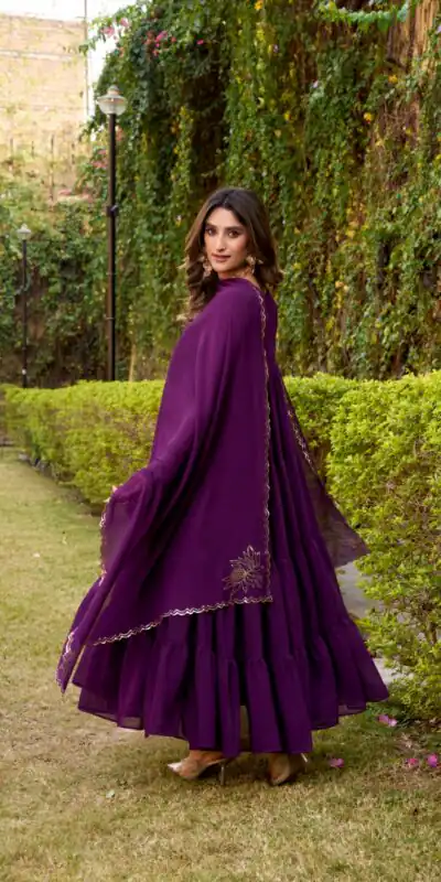 YNF 5001 Purple in White Marbel. Designer Work Salwar Suit Wedding, Party, Festive, Events, Best Price ₹2599. Delivery 4-6 Working Days. Shop now. | Jump Suits, Salwar suit, Designer Suits, Casual Suits, Creative suits, Palazzo Suits, Party Wear Suits, Patiala Suits, Straight Suits