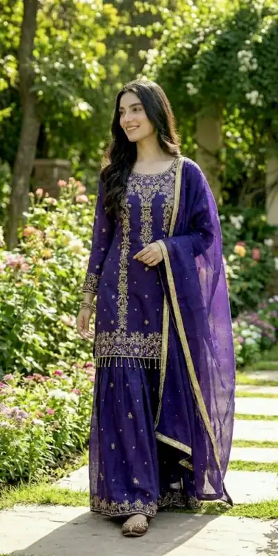 NSR 882 Purple Organza Silk Salwar Suit Perfect for Wedding, Party, Durga Puja, Bridal Wear, Pooja – . Special Price ₹2099. Delivery 4-6 Working Days | Jump Suits, Tops & Bottoms, Track Suits, Trendy Wear, Salwar suit, Designer Suits, Casual Suits, Creative suits, Palazzo Suits, Party Wear Suits, Patiala Suits, Straight Suits