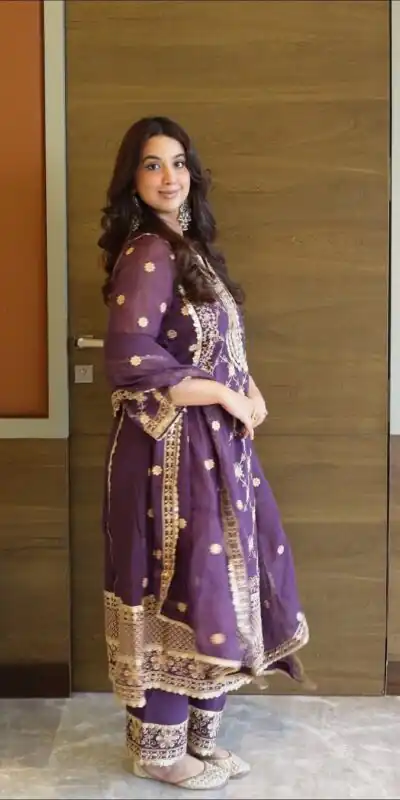 ZSR 3153 Purple in Color Pure Chinnon Embroidery Work Salwar Suit. Special Price ₹2149. Delivery 4-6 Working Days. Shop now. | Jump Suits, Tops & Bottoms, Track Suits, Trendy Wear, Salwar suit, Designer Suits, Casual Suits, Creative suits, Palazzo Suits, Party Wear Suits, Patiala Suits, Straight Suits