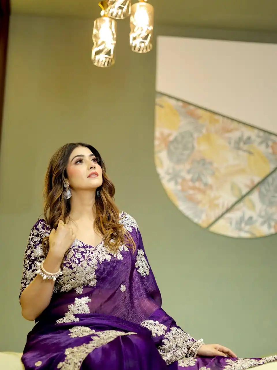 JR 628 Purple Rangoli Silk Saree with Embroidery Work & Cut Work. Affordable Price ₹1949. Delivery 4-6 Working Days. Shop now. | Sarees, Bollywood Sarees, Creative Sarees, Designer Sarees, Embroidered Sarees, Ethnic Saree, Modern Digital sarees, Party Wear Sarees