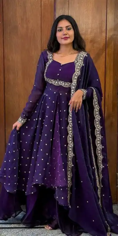 MF 1010 Purple Vichitra Silk Salwar Suit with Zari Work & Embroidery Work. Now at just ₹1769. Delivery 4-6 Working Days. Shop now. | Jump Suits, Tops & Bottoms, Track Suits, Trendy Wear, Salwar suit, Designer Suits, Casual Suits, Creative suits, Palazzo Suits, Party Wear Suits, Patiala Suits, Straight Suits