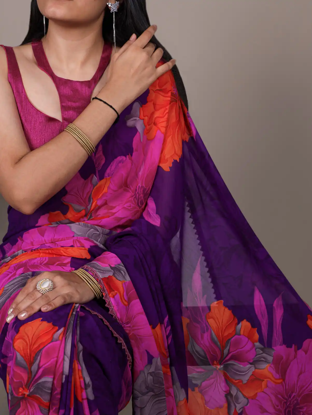 YNF 7032 Purple in Weightless Marbal Lace Work & Lace Border Saree . Grab it for ₹1549. Delivery 4-6 Working Days. Shop now. | Sarees, Bollywood Sarees, Creative Sarees, Designer Sarees, Embroidered Sarees, Ethnic Saree, Modern Digital sarees, Party Wear Sarees