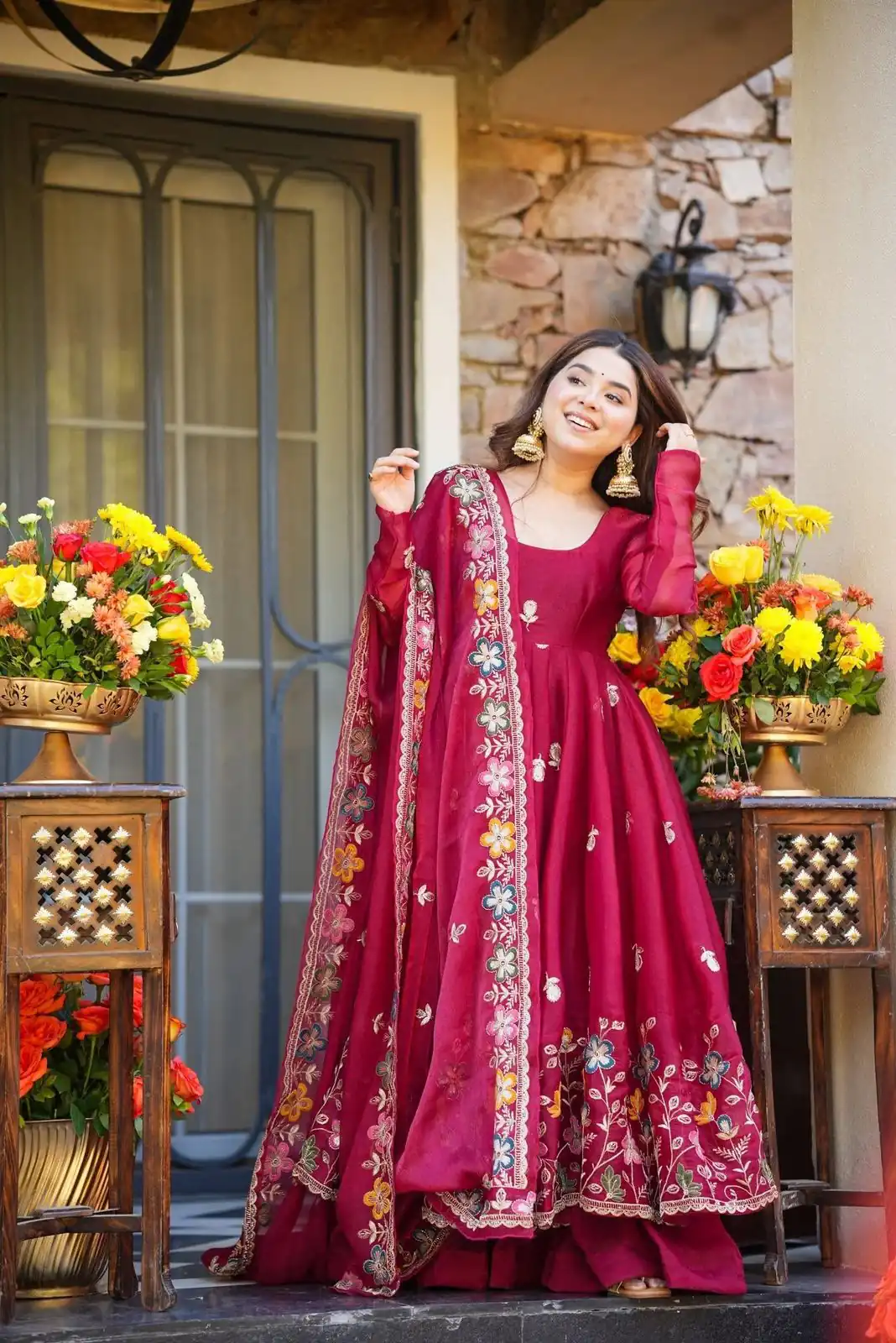 KD 1559 Rani Pink with Designer Work Organza Silk Salwar Suit . Exclusive Offer ₹2599. Delivery 4-6 Working Days. Shop now. | Jump Suits, Tops & Bottoms, Track Suits, Trendy Wear, Salwar suit, Designer Suits, Casual Suits, Creative suits, Palazzo Suits, Party Wear Suits, Patiala Suits, Straight Suits