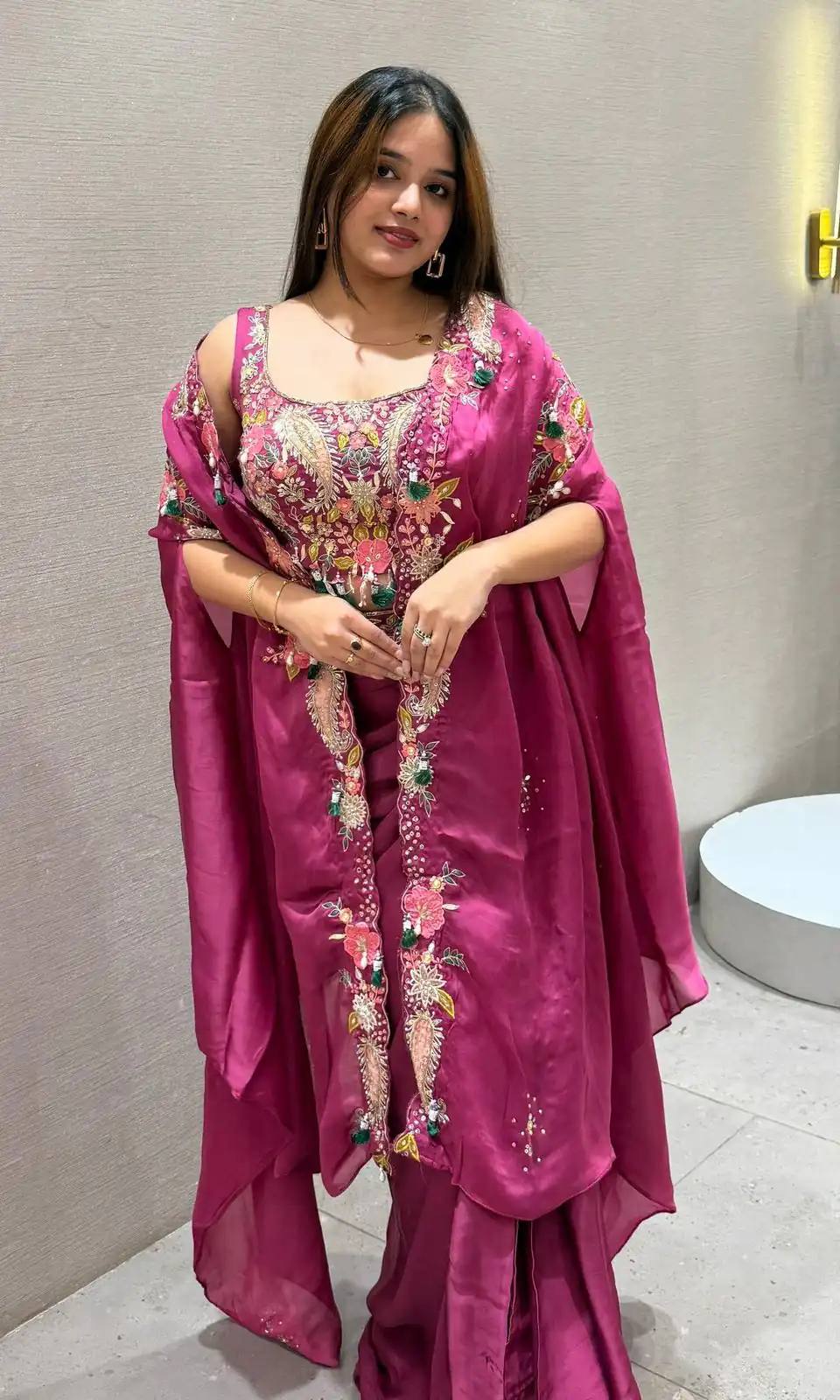 BE 425 Rani Pink Color Rangoli Silk Dhoti Suit with Embroidery Work. Best Price ₹1999. Delivery 4-6 Working Days. Shop now. | Jump Suits, Tops & Bottoms, Track Suits, Trendy Wear, Salwar suit, Designer Suits, Casual Suits, Creative suits, Palazzo Suits, Party Wear Suits, Patiala Suits, Straight Suits