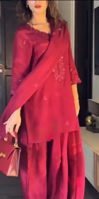 TC 5868 Red Chinon silk Salwar Suit. Perfect for Wedding, Party, Bridal Wear, Makar Sankranti, Karwa Chauth – R Affordable Price ₹1949. Delivery 4-6 Wor | Jump Suits, Tops & Bottoms, Track Suits, Trendy Wear, Salwar suit, Designer Suits, Casual Suits, Creative suits, Palazzo Suits, Party Wear Suits, Patiala Suits, Straight Suits