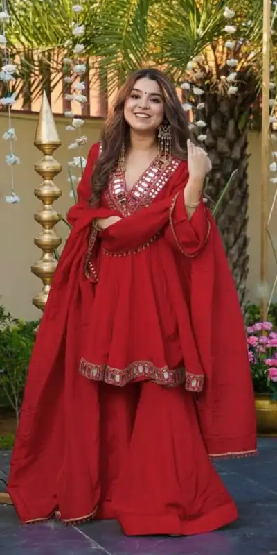 RTC 5942 Red in Black Cosmos Mirror Work & Lace Work Salwar Suit . Special Price ₹2549. Delivery 4-6 Working Days. Shop now. | Jump Suits, Tops & Bottoms, Track Suits, Trendy Wear, Salwar suit, Designer Suits, Casual Suits, Creative suits, Palazzo Suits, Party Wear Suits, Patiala Suits, Straight Suits