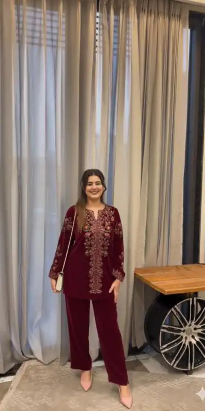 BE 426 Red Color Velvet Salwar Suit with Embroidery Work. Wedding, Party, Festive, Events Available at ₹1799 only. Delivery 4-6 Working Days. Shop now. | Jump Suits, Tops & Bottoms, Track Suits, Trendy Wear, Salwar suit, Designer Suits, Casual Suits, Creative suits, Palazzo Suits, Party Wear Suits, Patiala Suits, Straight Suits