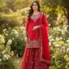 RTC 5956 Red Organza Silk Salwar Suit Perfect for Wedding, Party, Mehendi, Lohri, Housewarming – . Special Price ₹3049. Delivery 4-6 Working Days. | Jump Suits, Tops & Bottoms, Track Suits, Trendy Wear, Salwar suit, Designer Suits, Casual Suits, Creative suits, Palazzo Suits, Party Wear Suits, Patiala Suits, Straight Suits